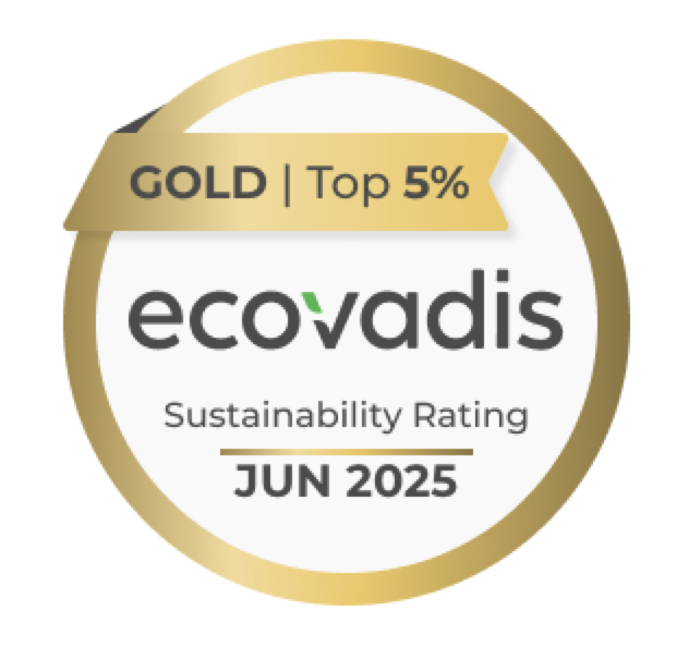 EcoVadis Gold Medal – Top 5% Sustainability Rating